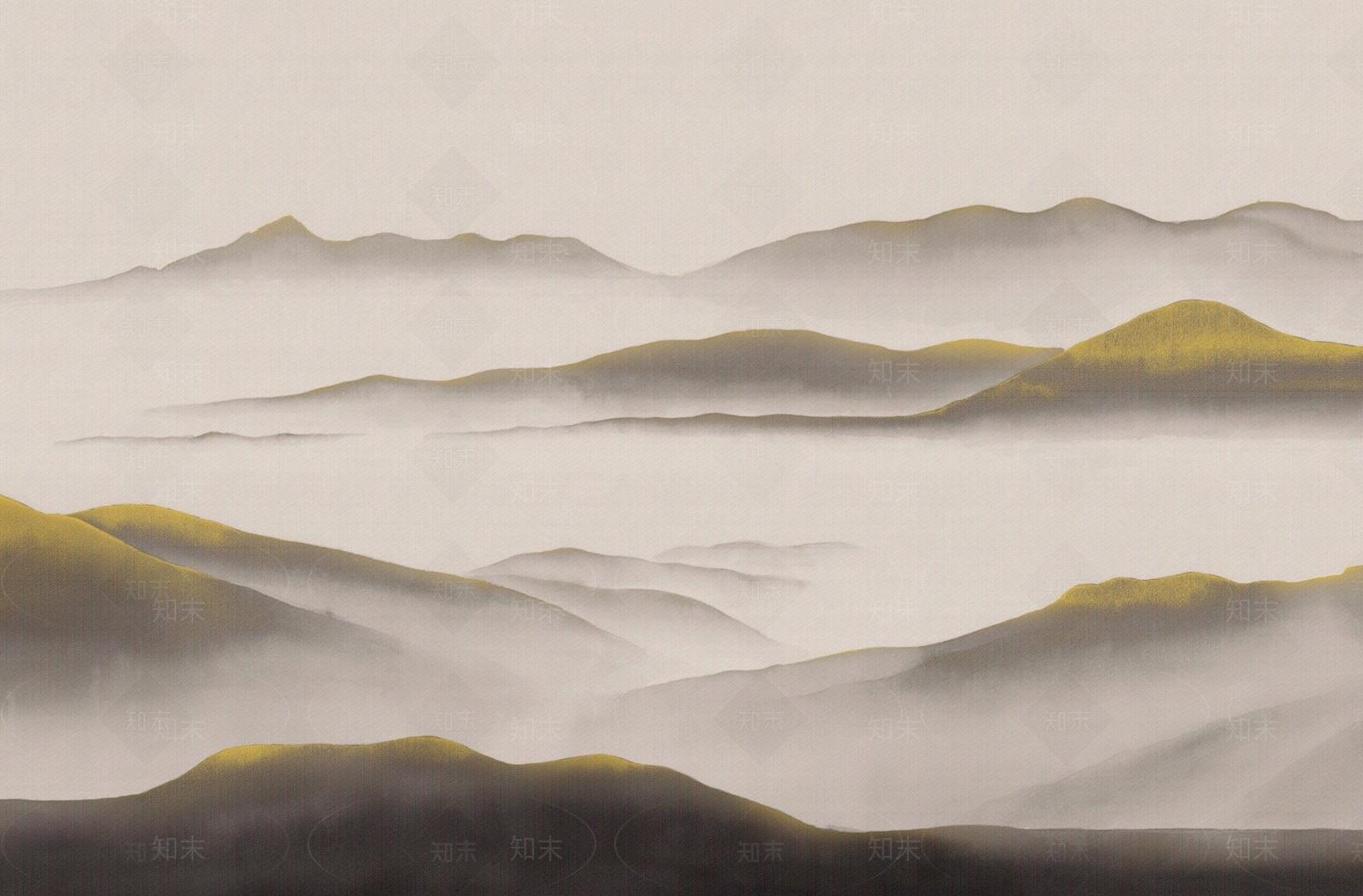 新中式高精度背景墙壁画贴图下载【ID:1100765099】