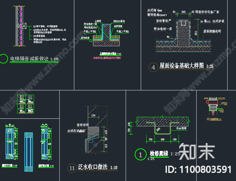 节点库cad施工图下载【ID:1100803591】