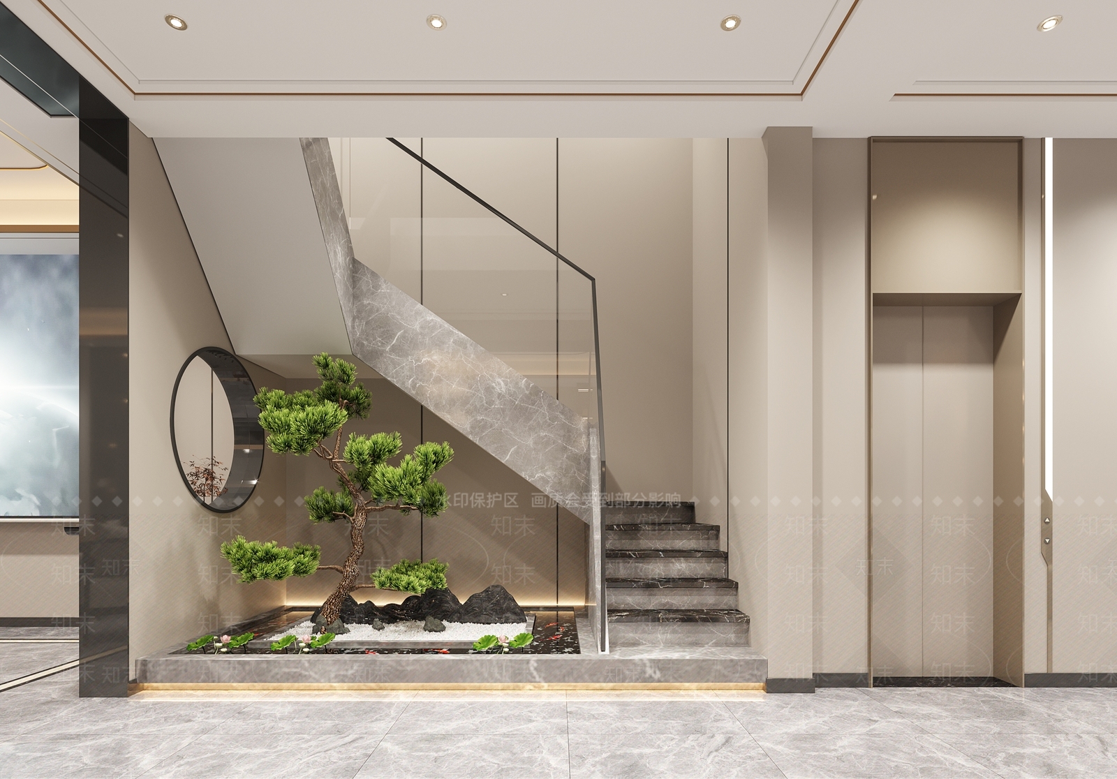 新中式家居影音室3D模型下载【ID:1100814140】