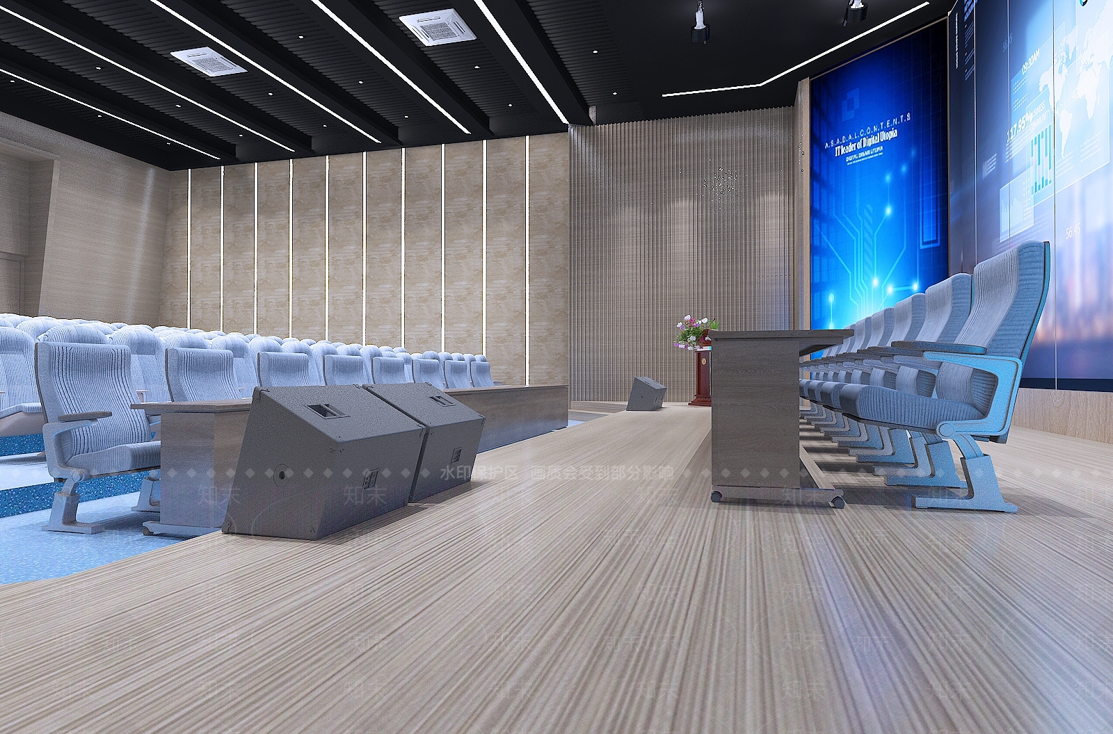 现代电影院3D模型下载【ID:1100814990】