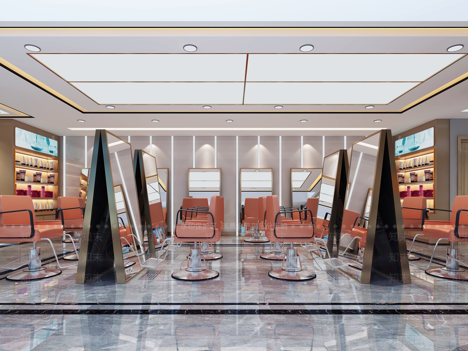 现代理发店3D模型下载【ID:1100817340】