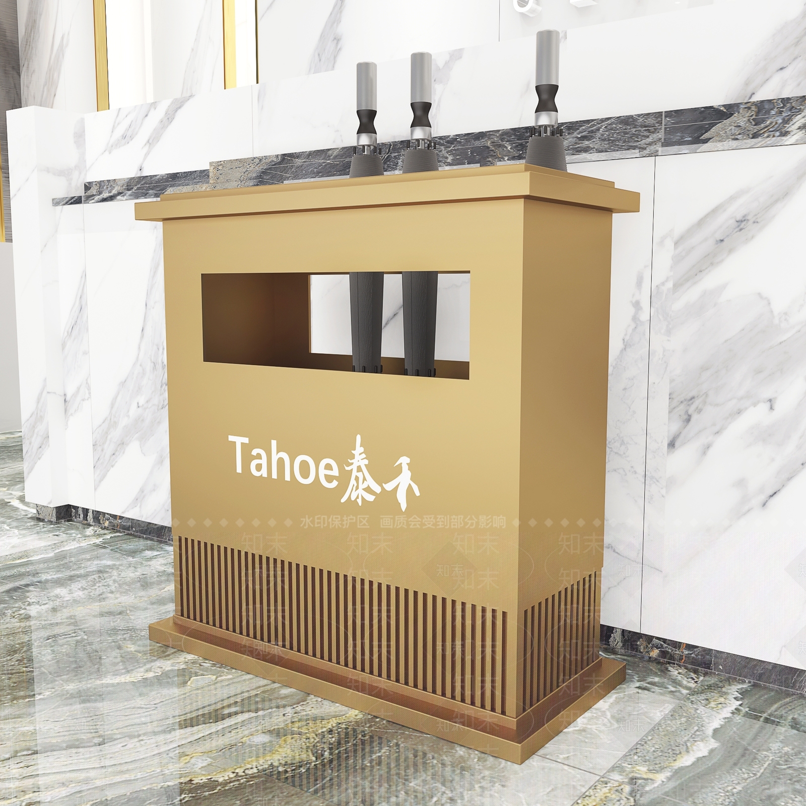 现代雨伞架3D模型下载【ID:1100817659】