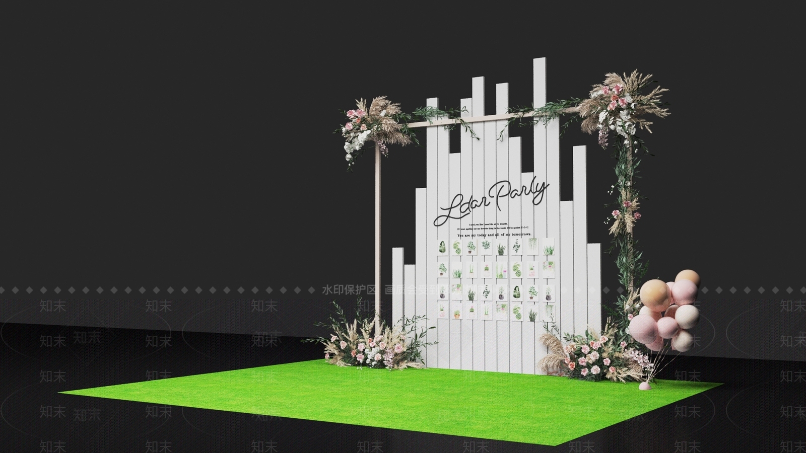 现代美陈3D模型下载【ID:1100823587】