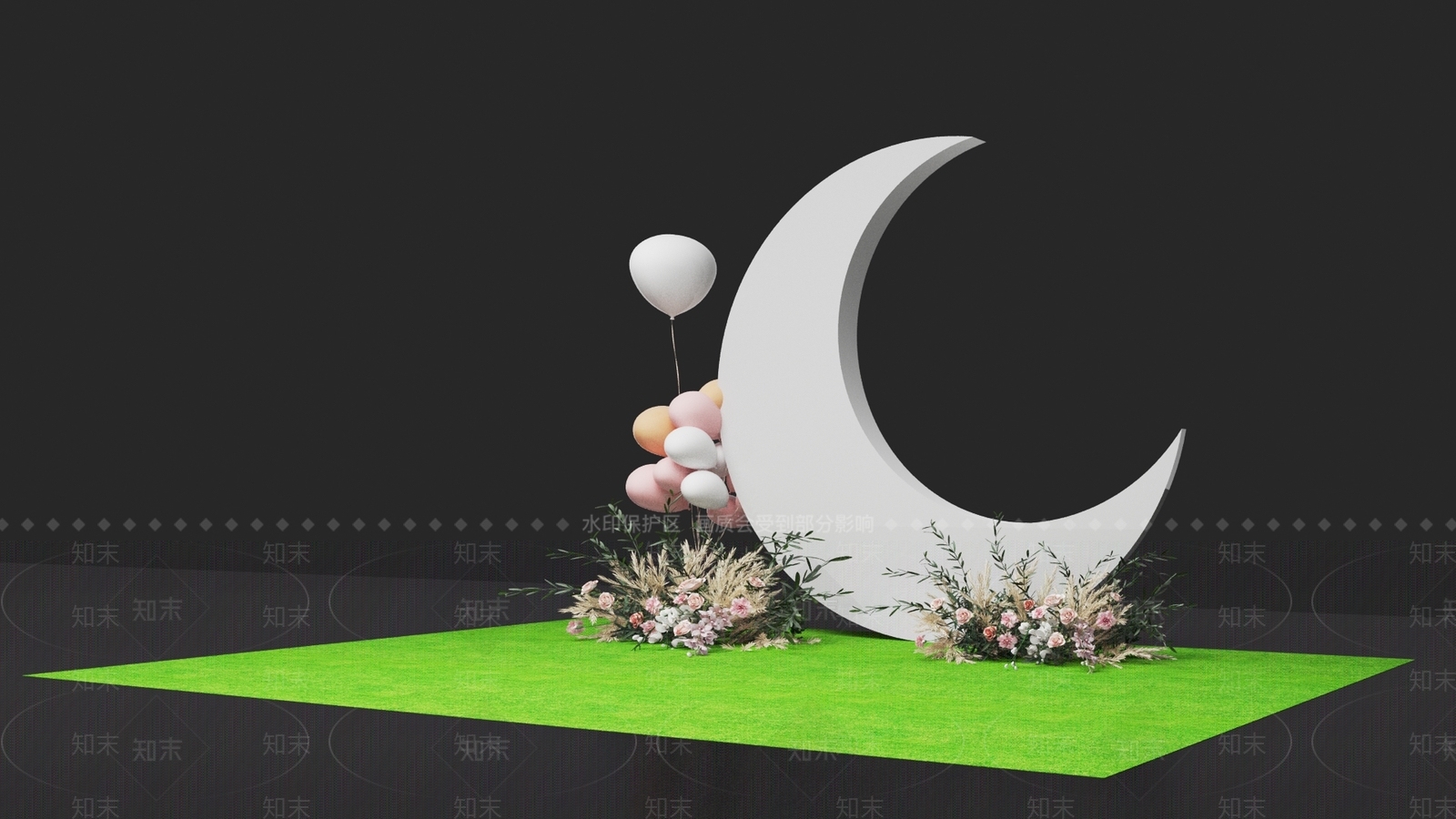 现代美陈3D模型下载【ID:1100823820】