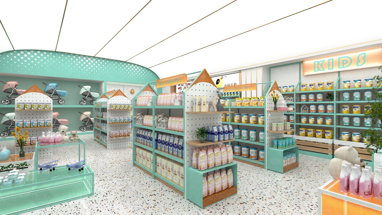 现代玩具礼品店3D模型下载【ID:1100849581】