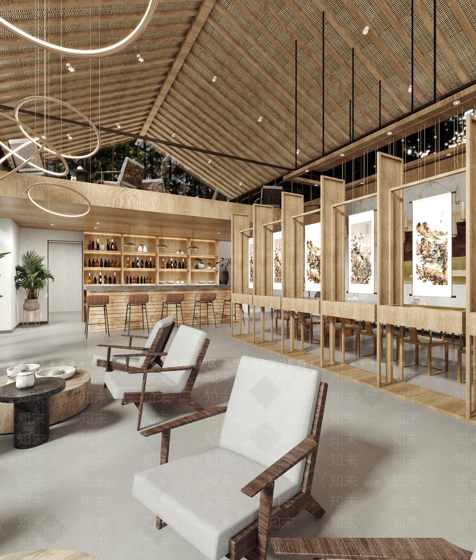 侘寂民宿3D模型下载【ID:1100853802】