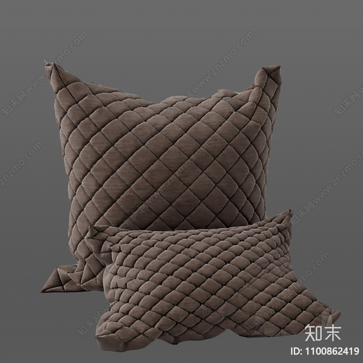 现代抱枕3D模型下载【ID:1100862419】