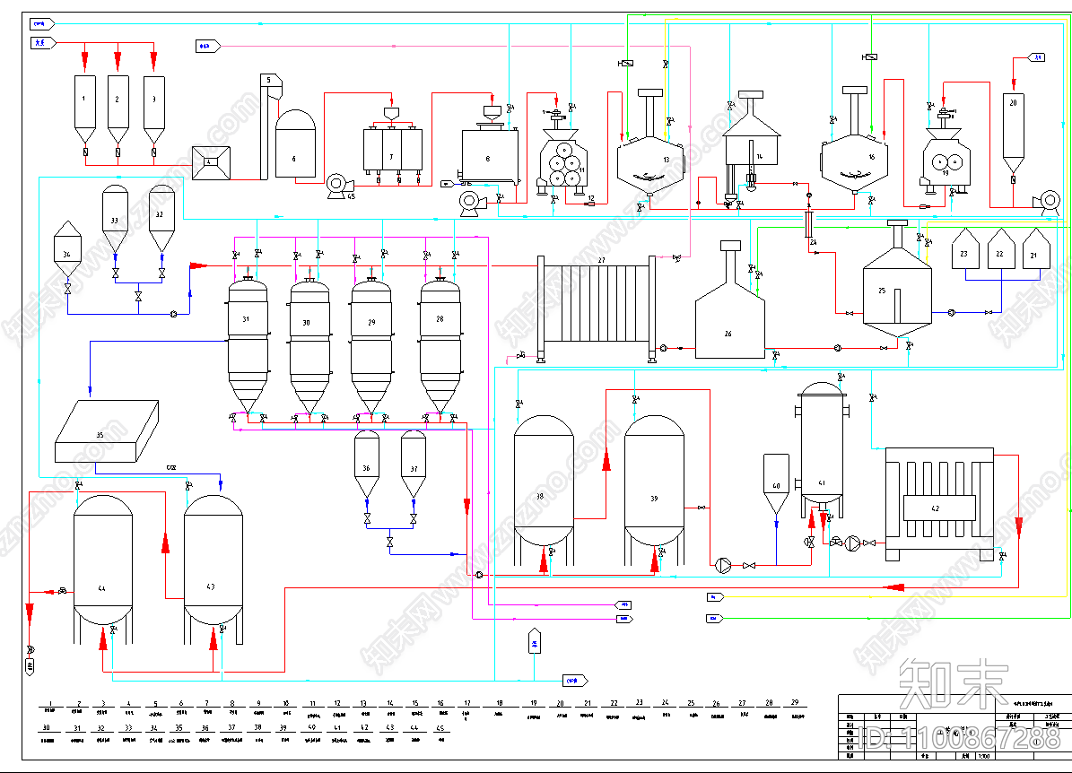 啤酒生产线设备流程图图片