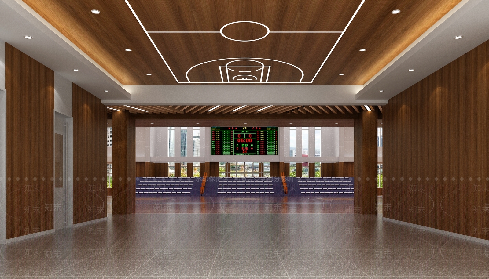 现代体育馆3D模型下载【ID:1100868725】