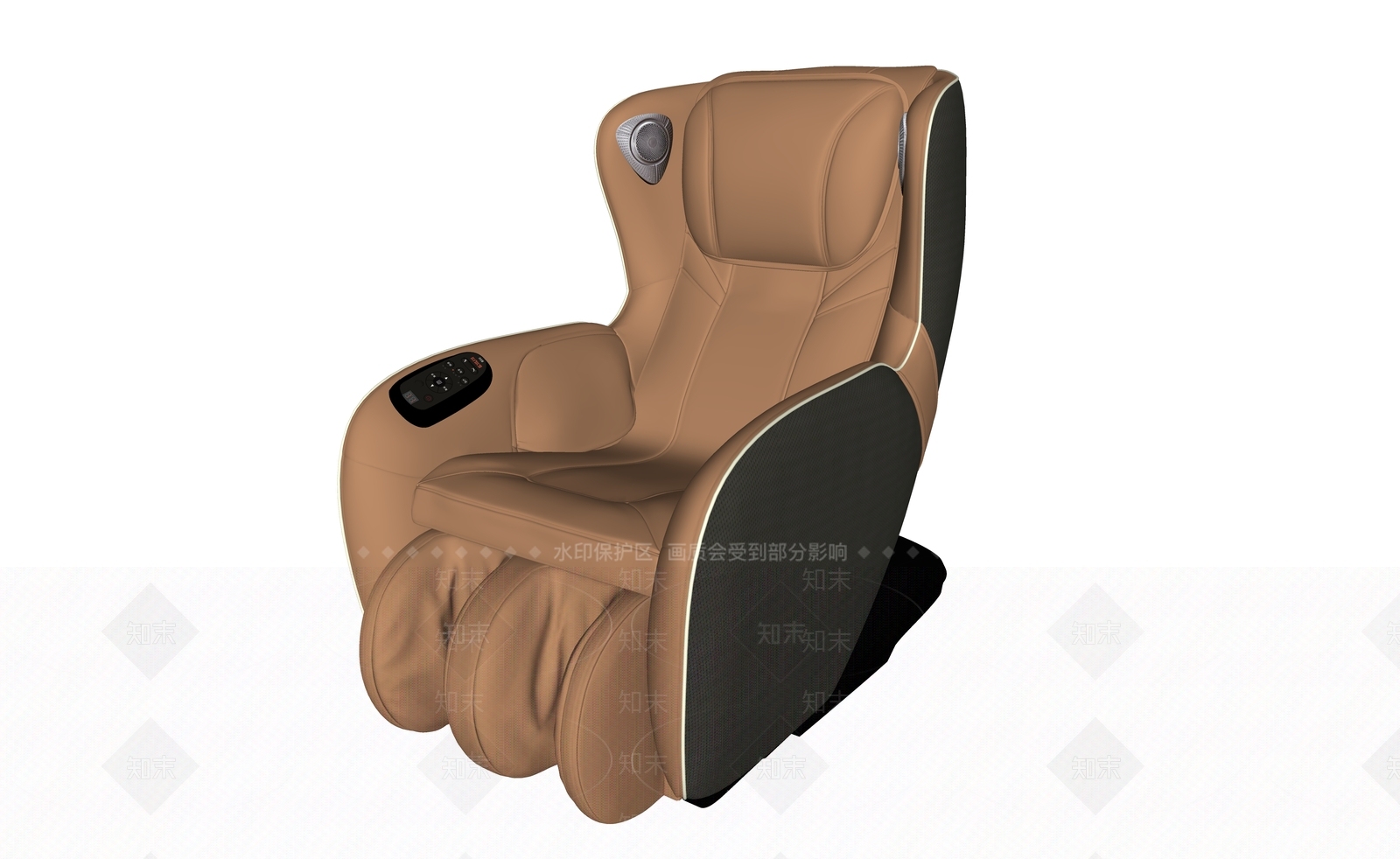 现代按摩椅SU模型下载【ID:1100879401】