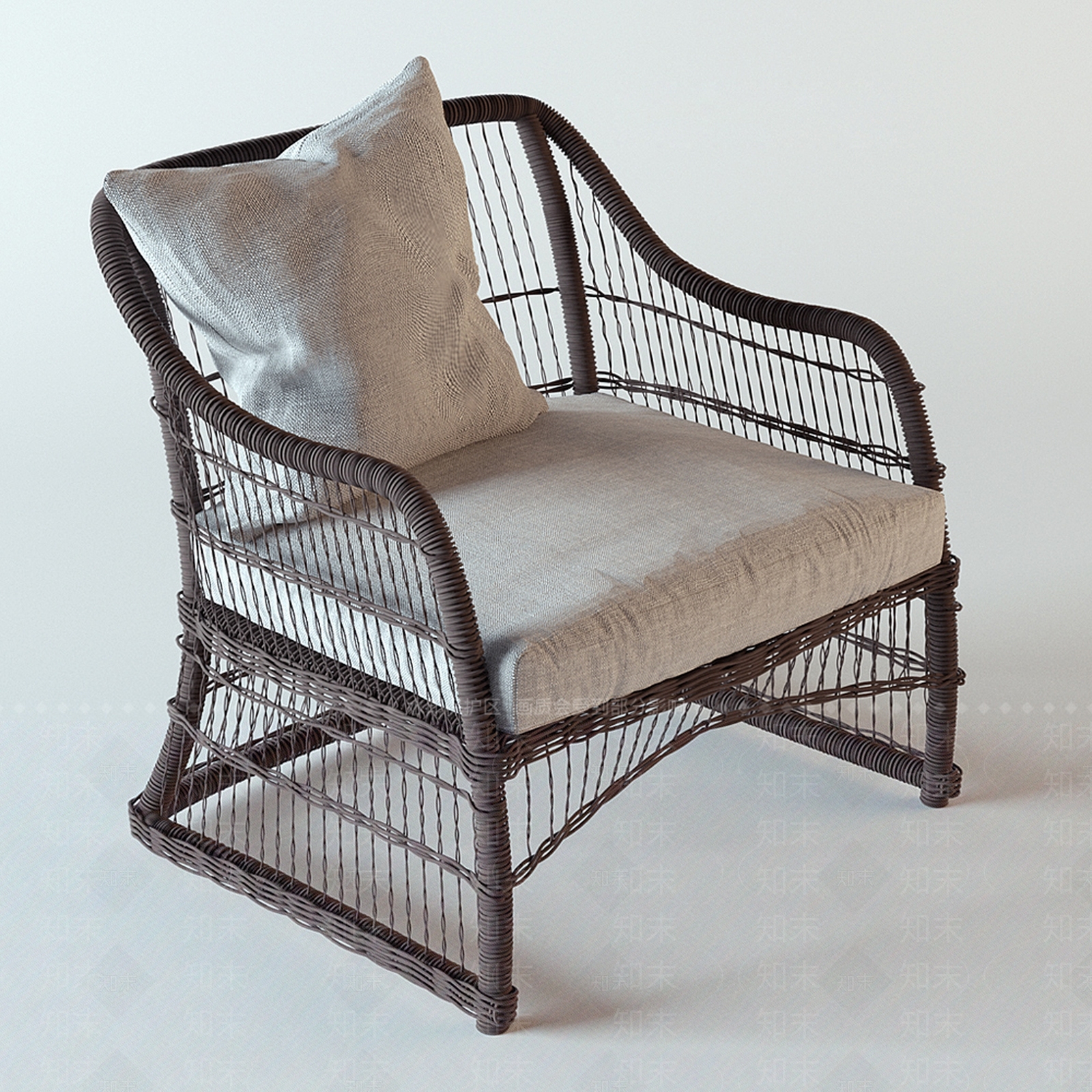 现代户外椅3D模型下载【ID:1100885338】