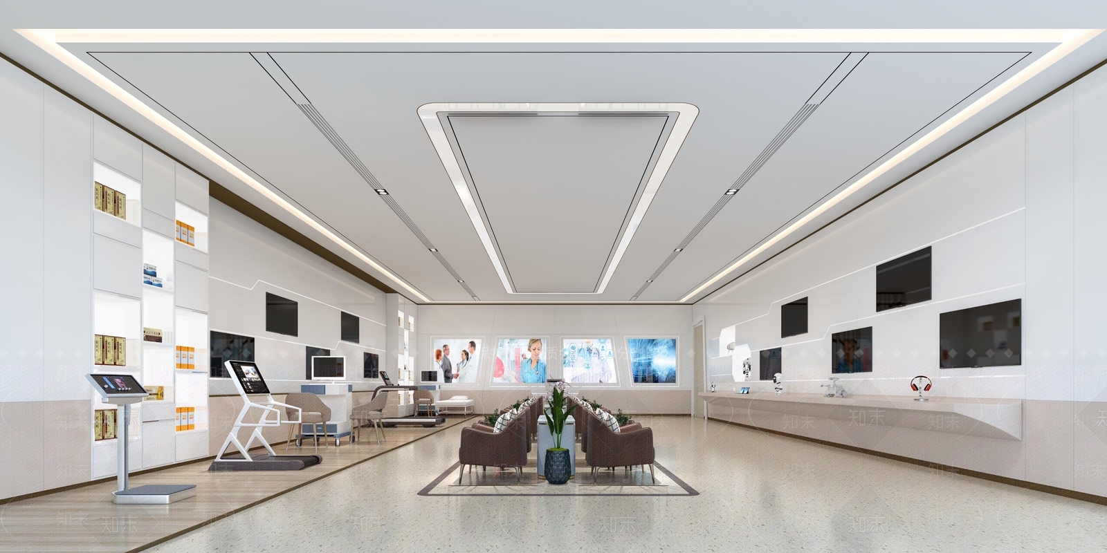 现代医院3D模型下载【ID:1100894576】