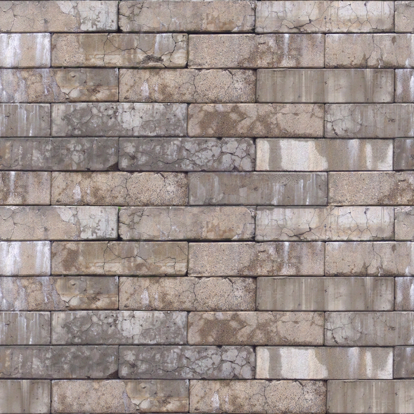 做旧墙面砖墙贴图下载【ID:1100895768】