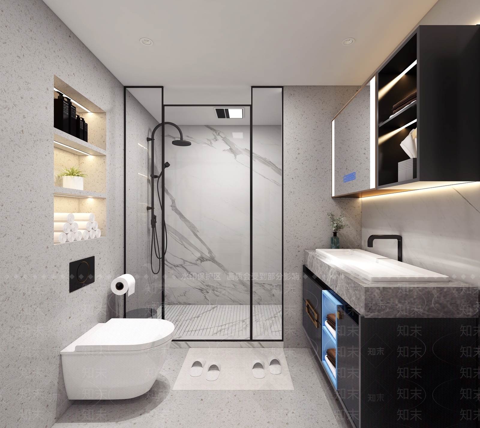 现代单身公寓3D模型下载【ID:1100897766】