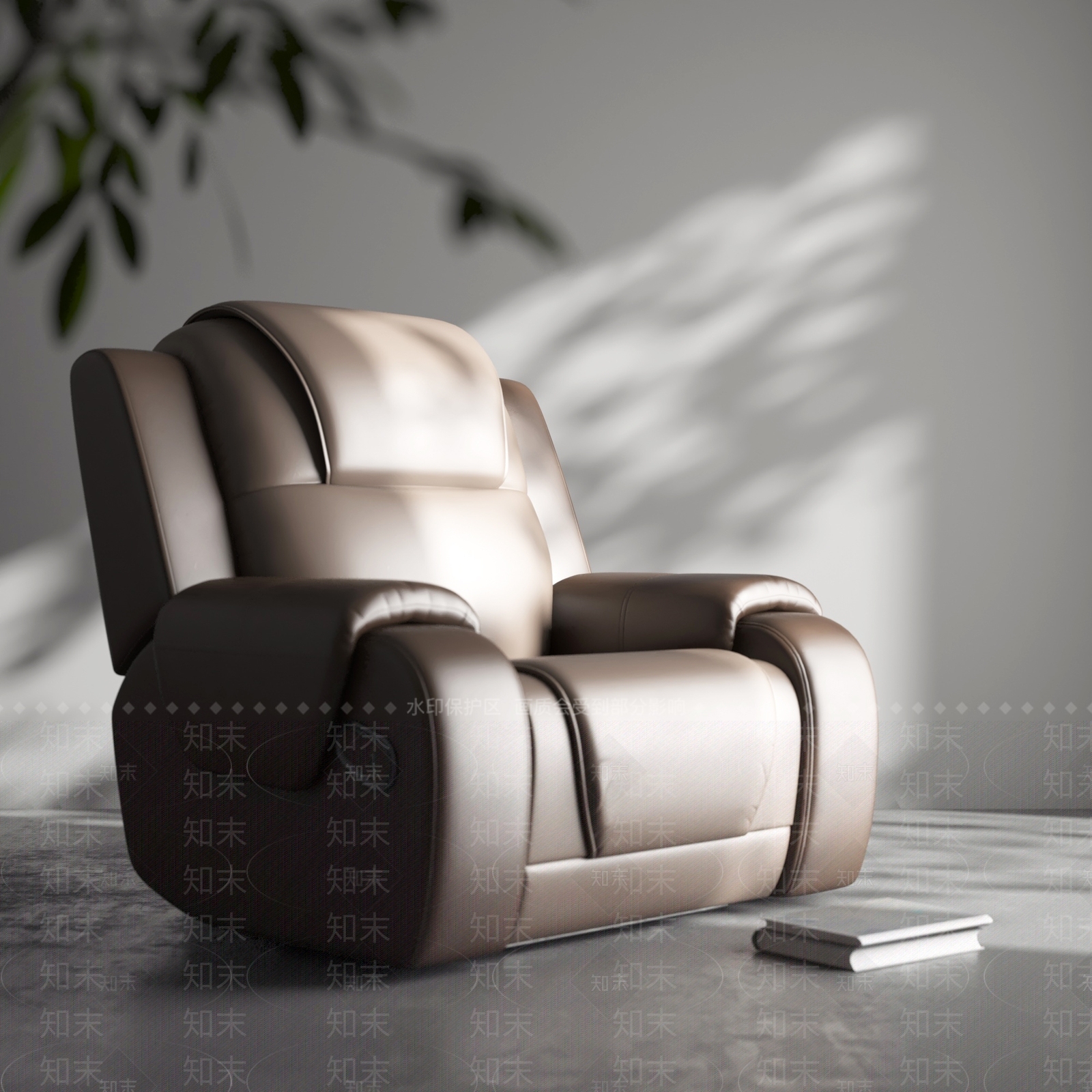 现代按摩椅3D模型下载【ID:1100955386】