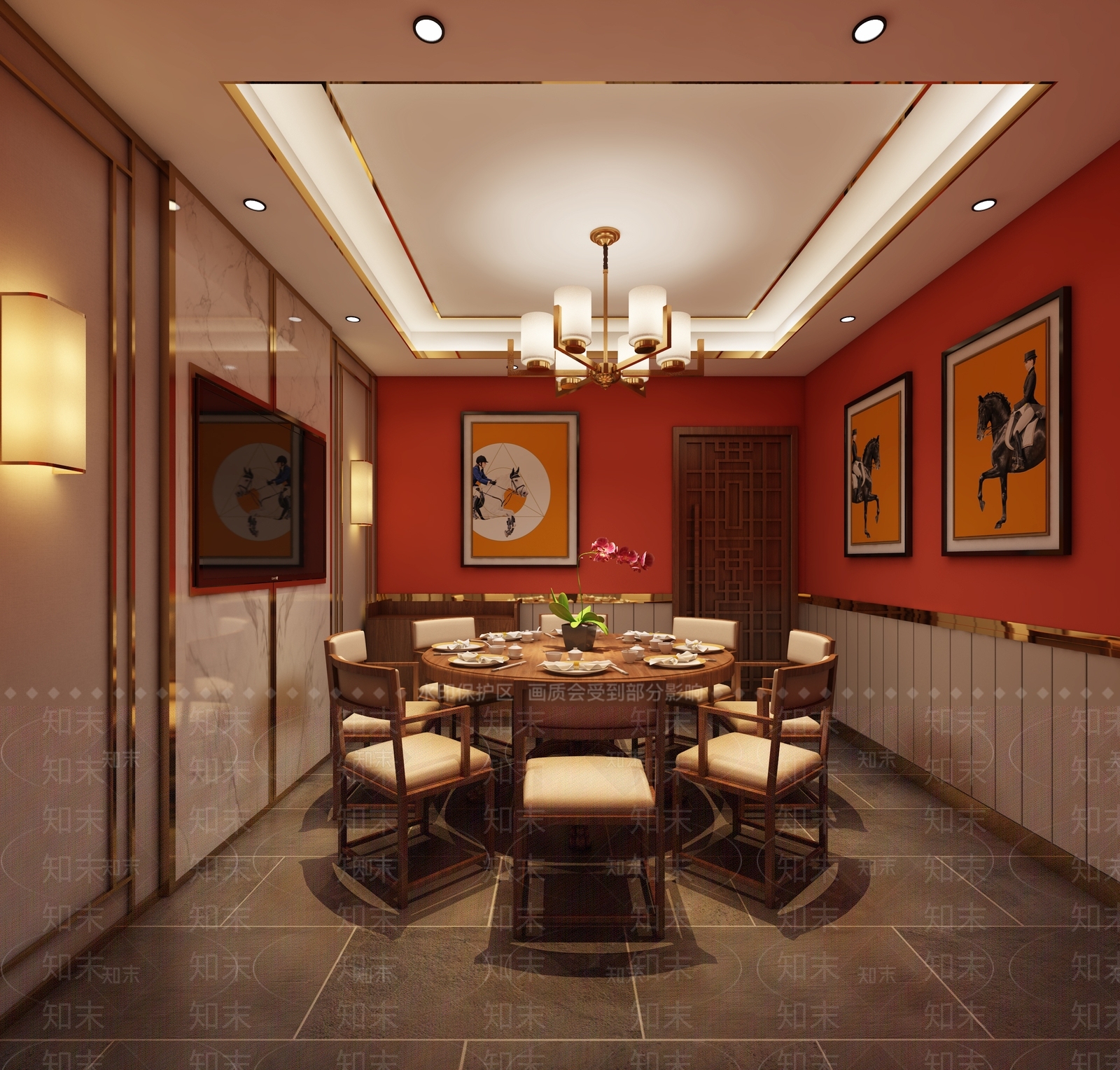 现代火锅店3D模型下载【ID:1100964381】