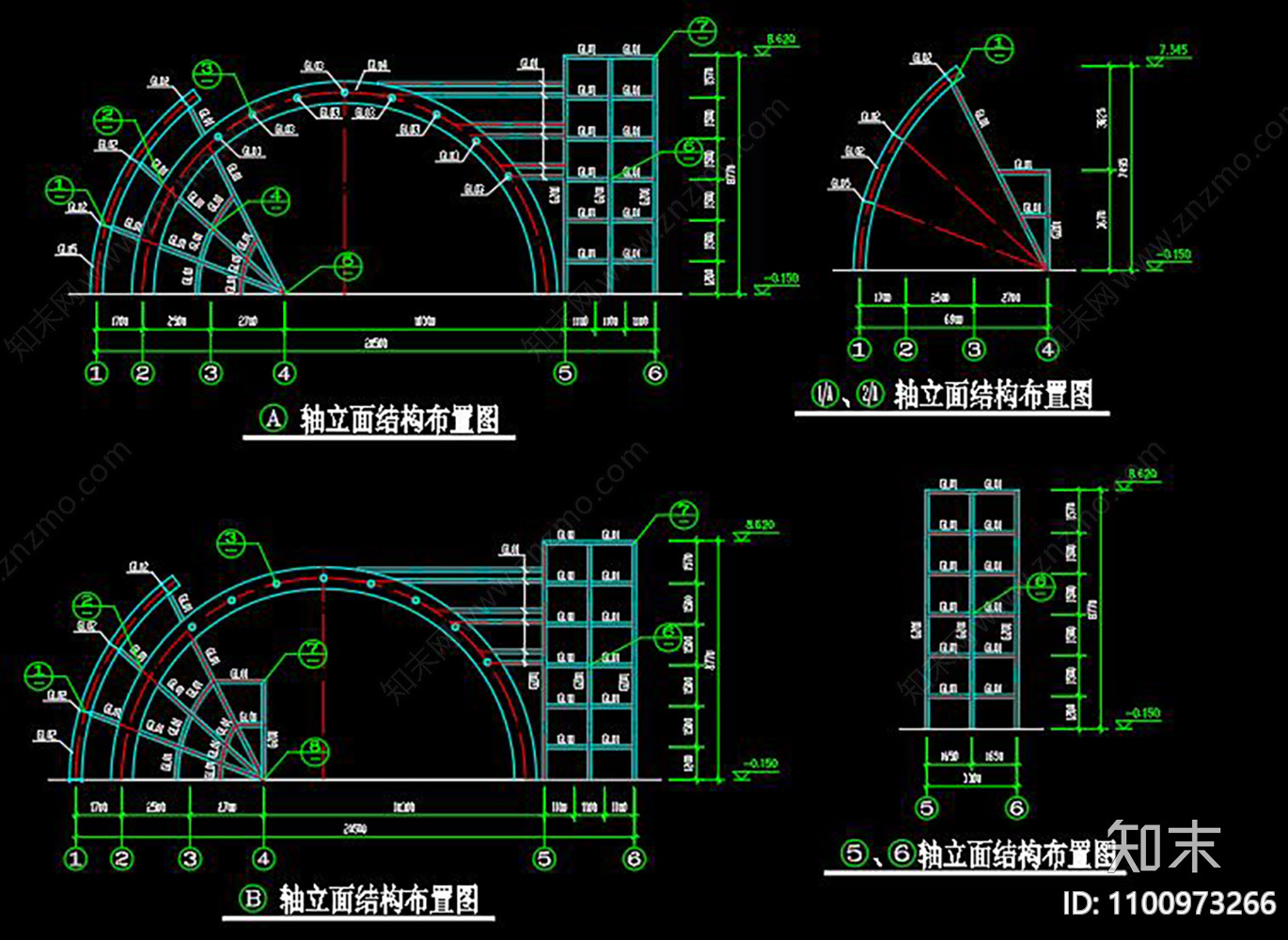 某电厂钢结构大门施工图下载