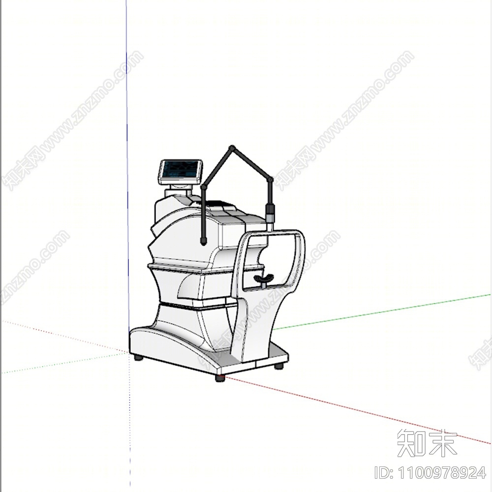 现代医疗器材SU模型下载【ID:1100978924】