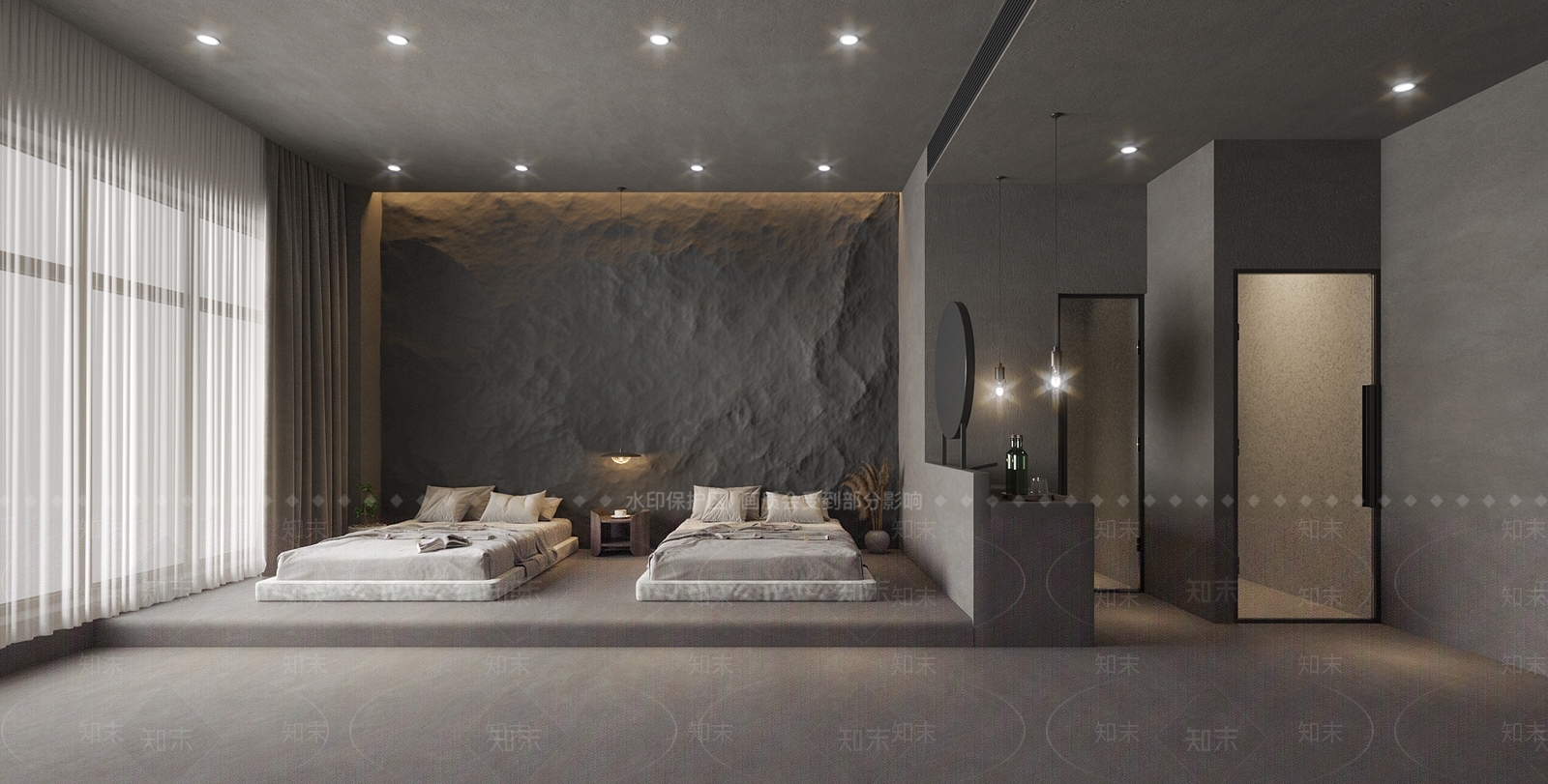 侘寂民宿3D模型下载【ID:1100985250】