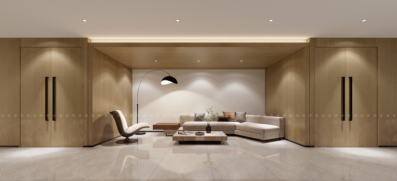 现代公司前台3D模型下载【ID:1100985602】