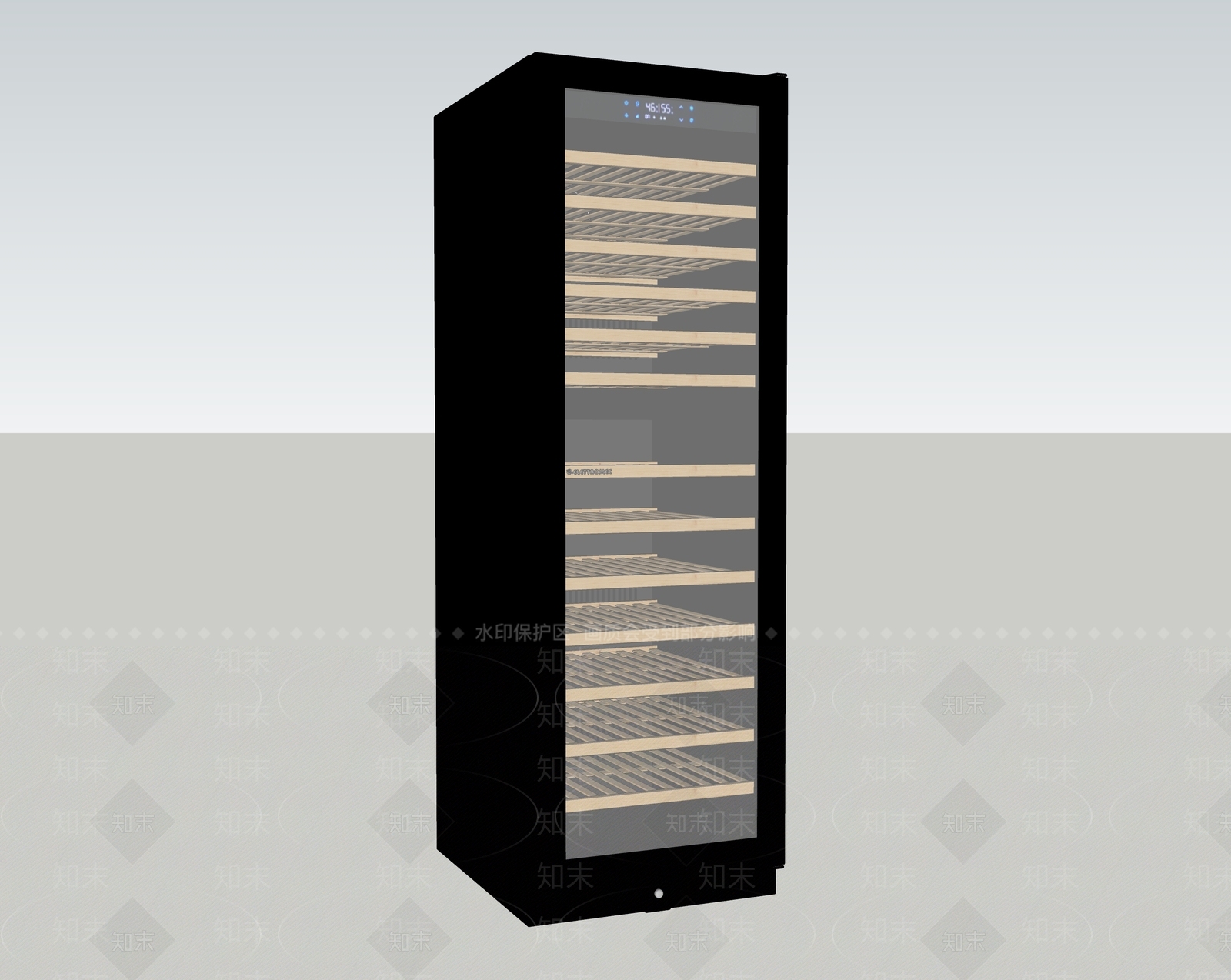 现代保鲜柜SU模型下载【ID:1101010548】