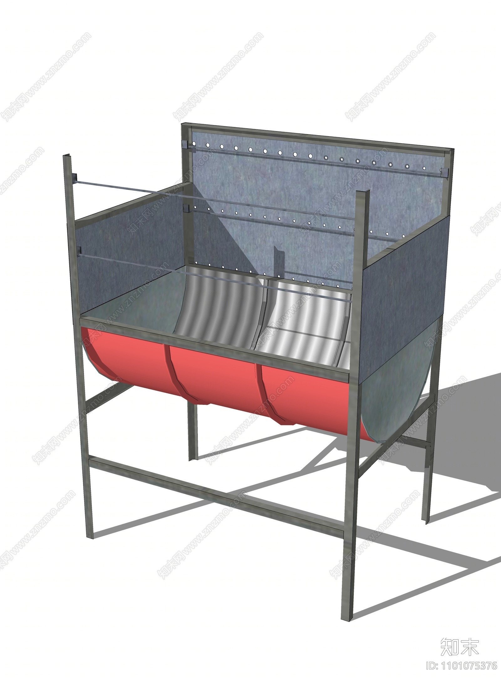 现代高脚烧烤架SU模型下载【ID:1101075376】