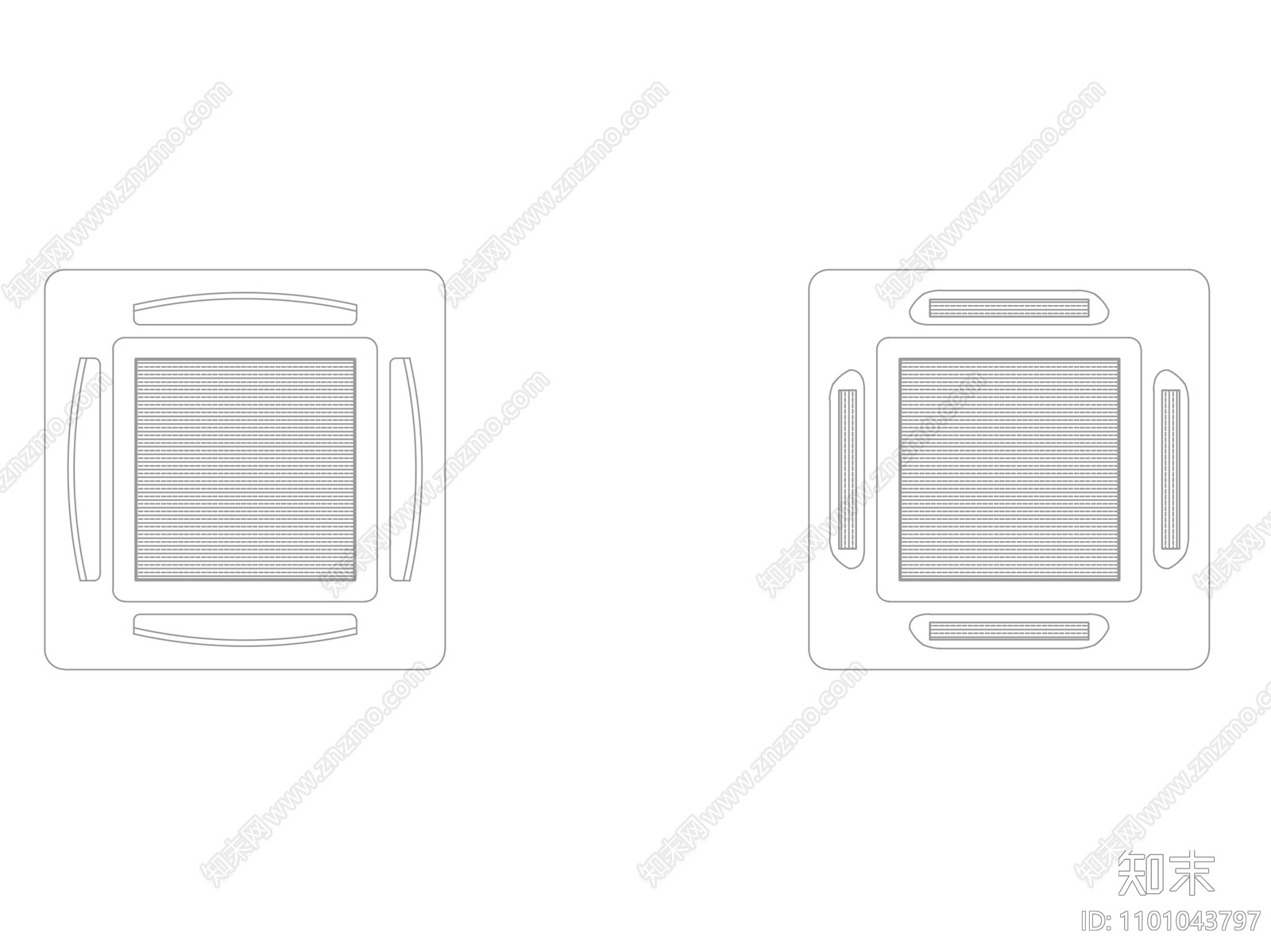 空调图块施工图下载【ID:1101043797】