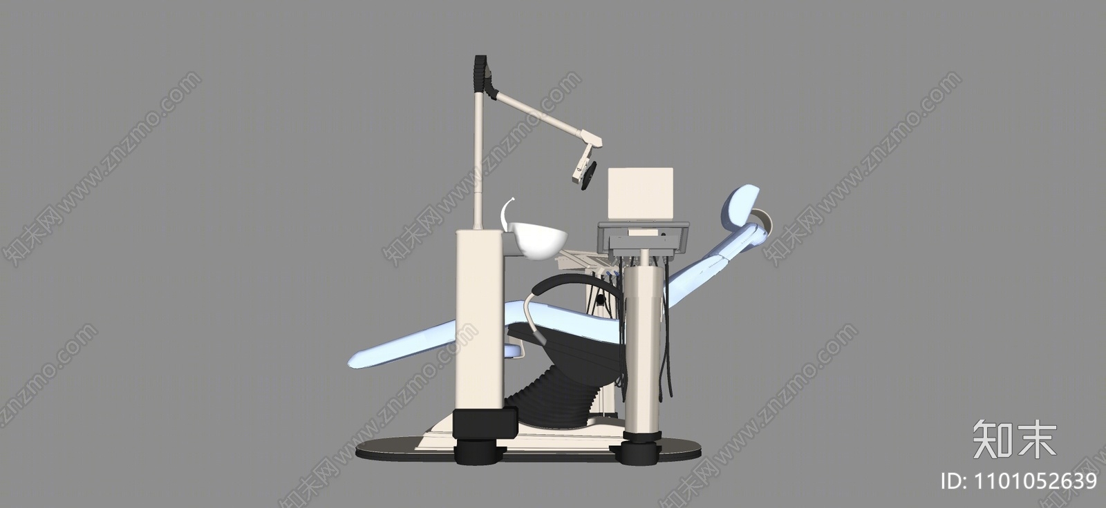 现代牙科手术台SU模型下载【ID:1101052639】