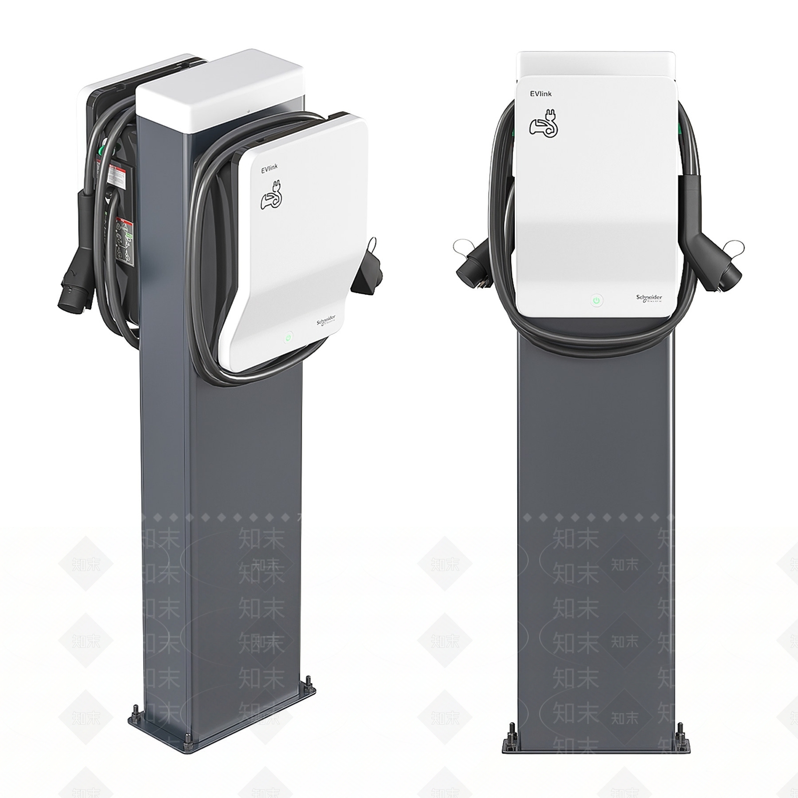 现代汽车充电桩3D模型下载【ID:1101057326】