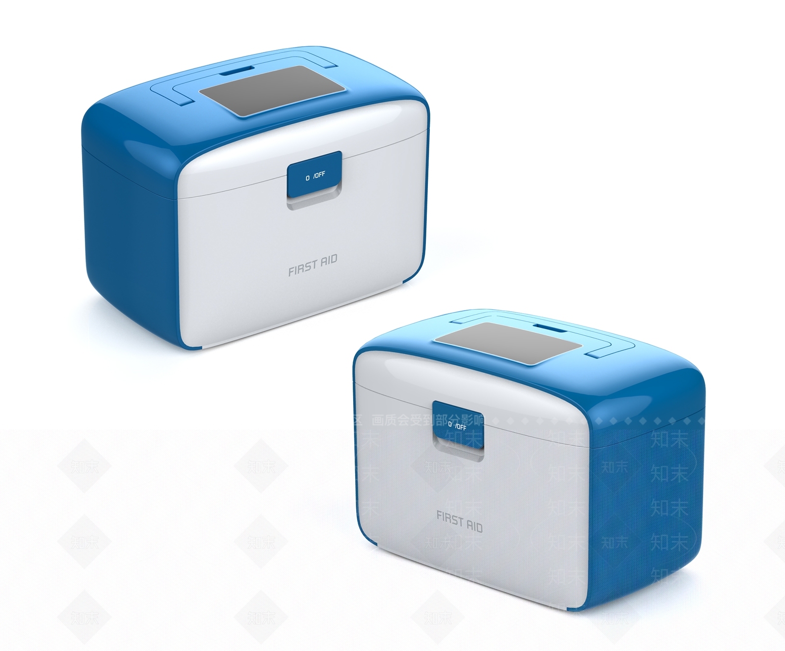 现代急救医疗箱3D模型下载【ID:1101058823】