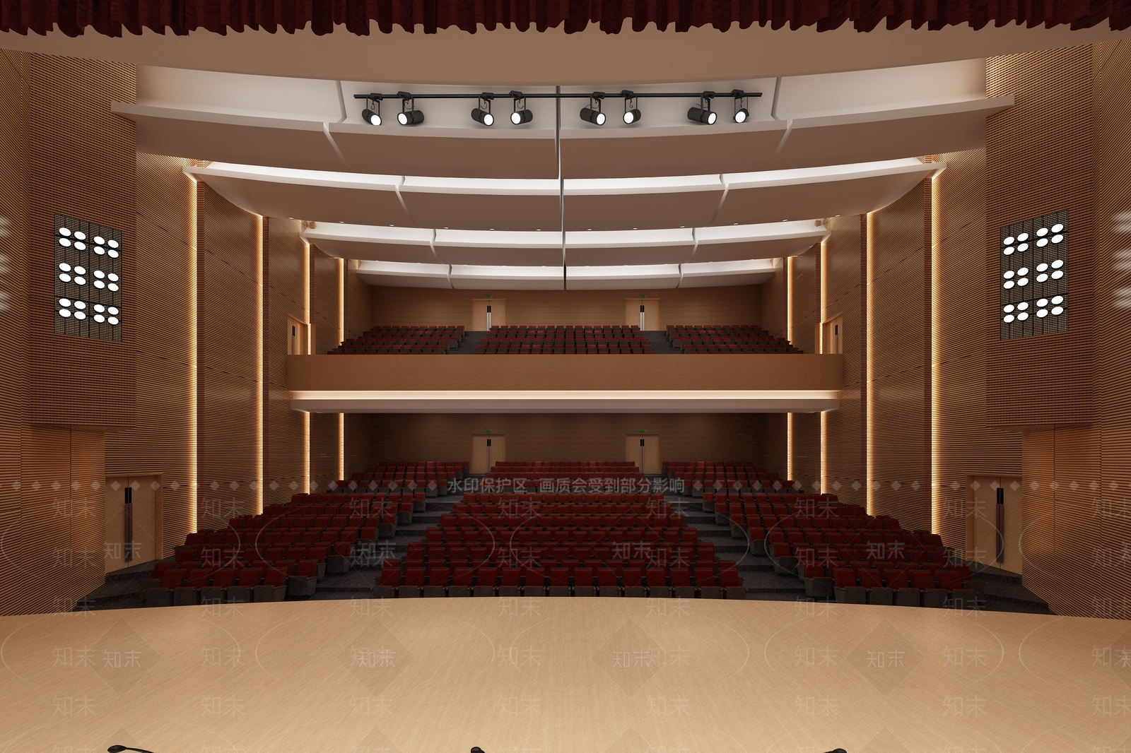 现代报告厅3D模型下载【ID:1101059307】