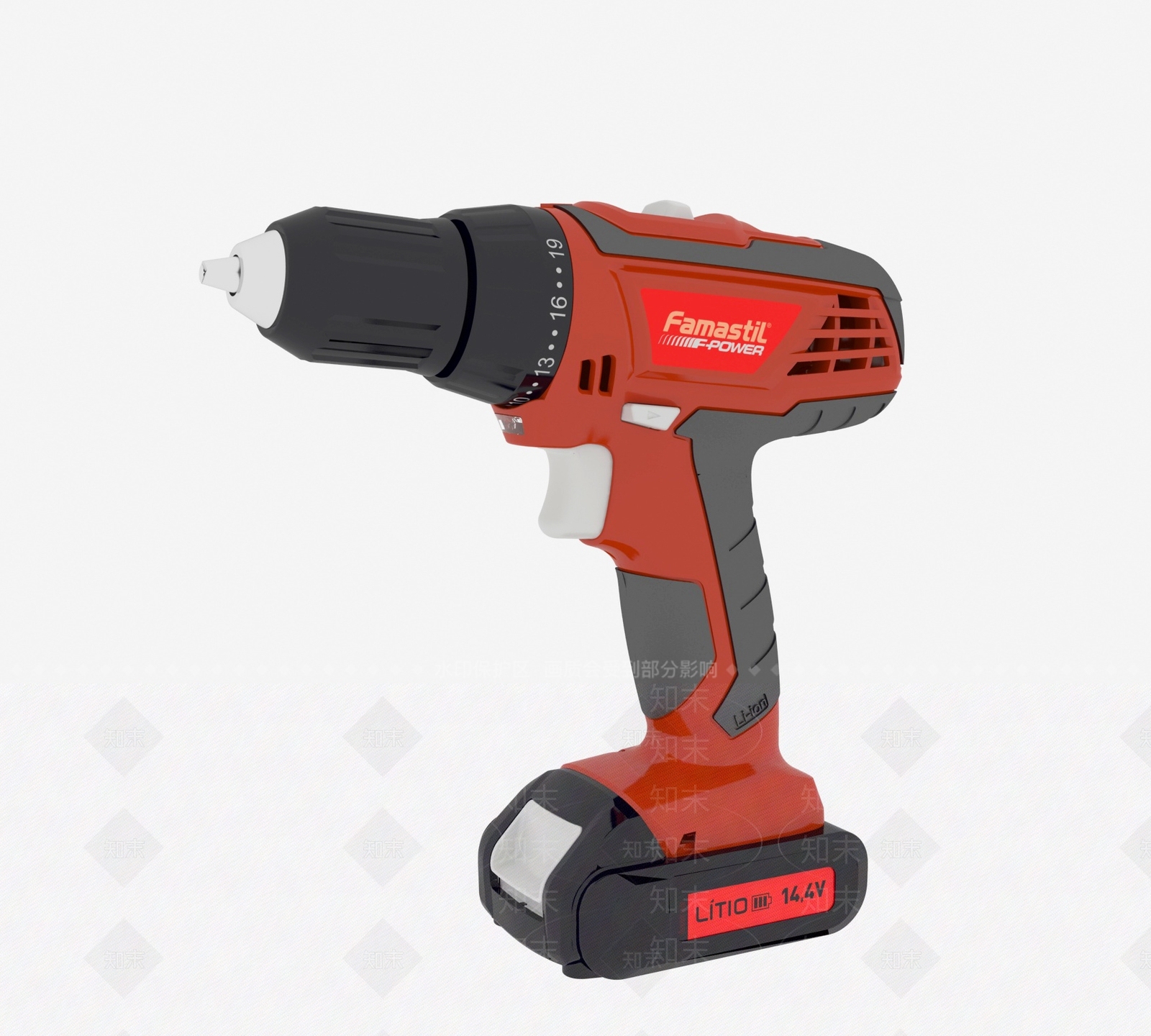 现代电钻3D模型下载【ID:1101069653】