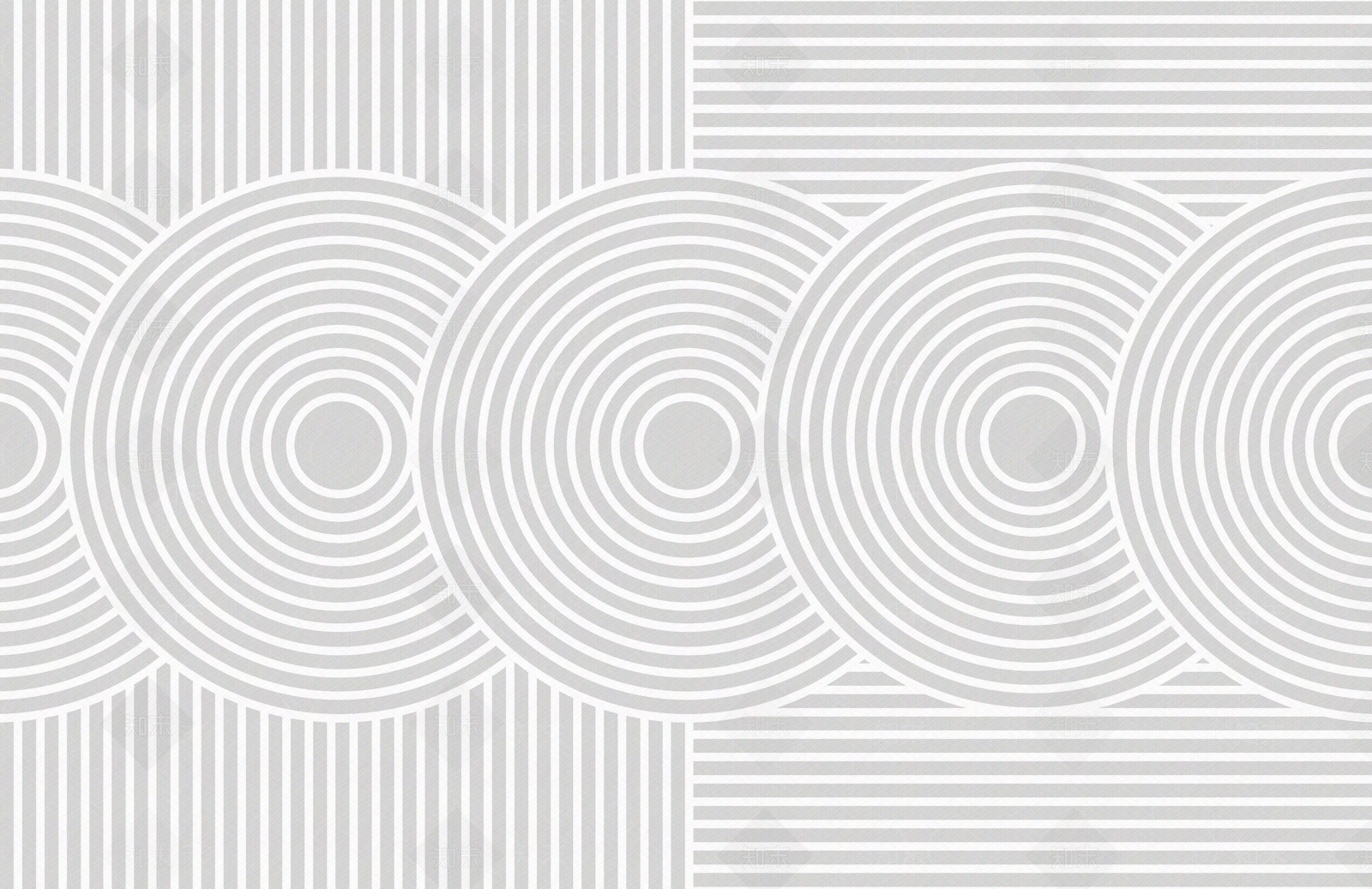 artsy现代新中式日式枯山水圆形图案背景墙墙布贴图下载【ID:1101070621】