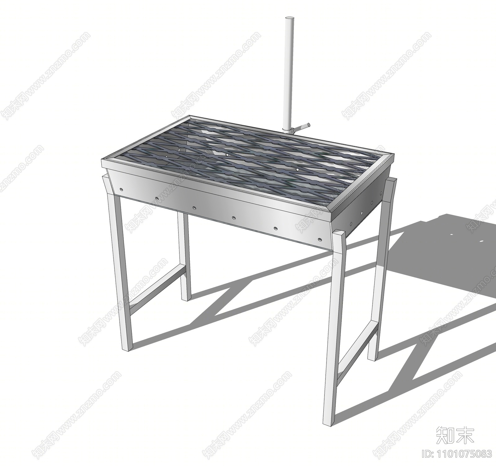 现代烧烤架SU模型下载【ID:1101075083】