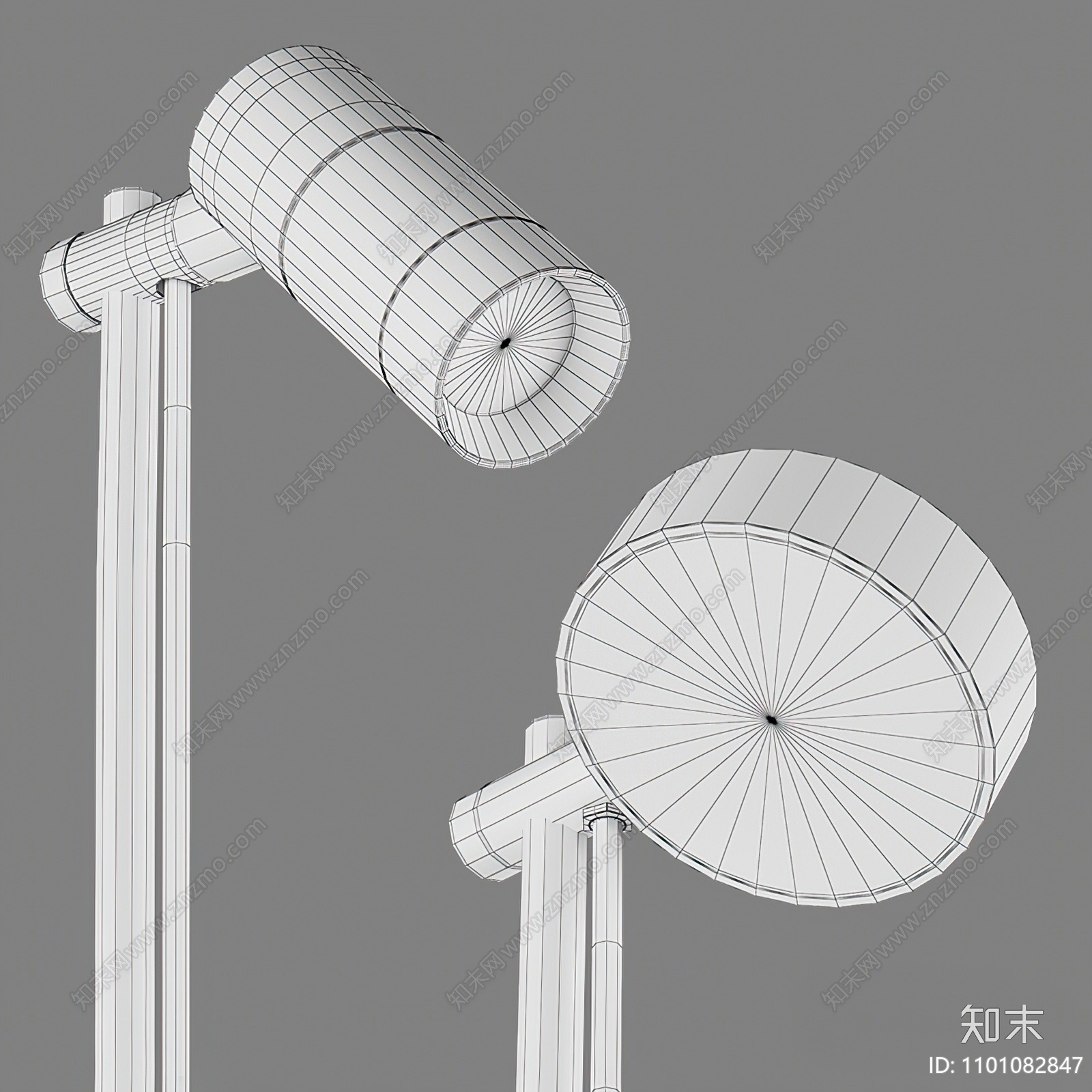 现代户外灯3D模型下载【ID:1101082847】