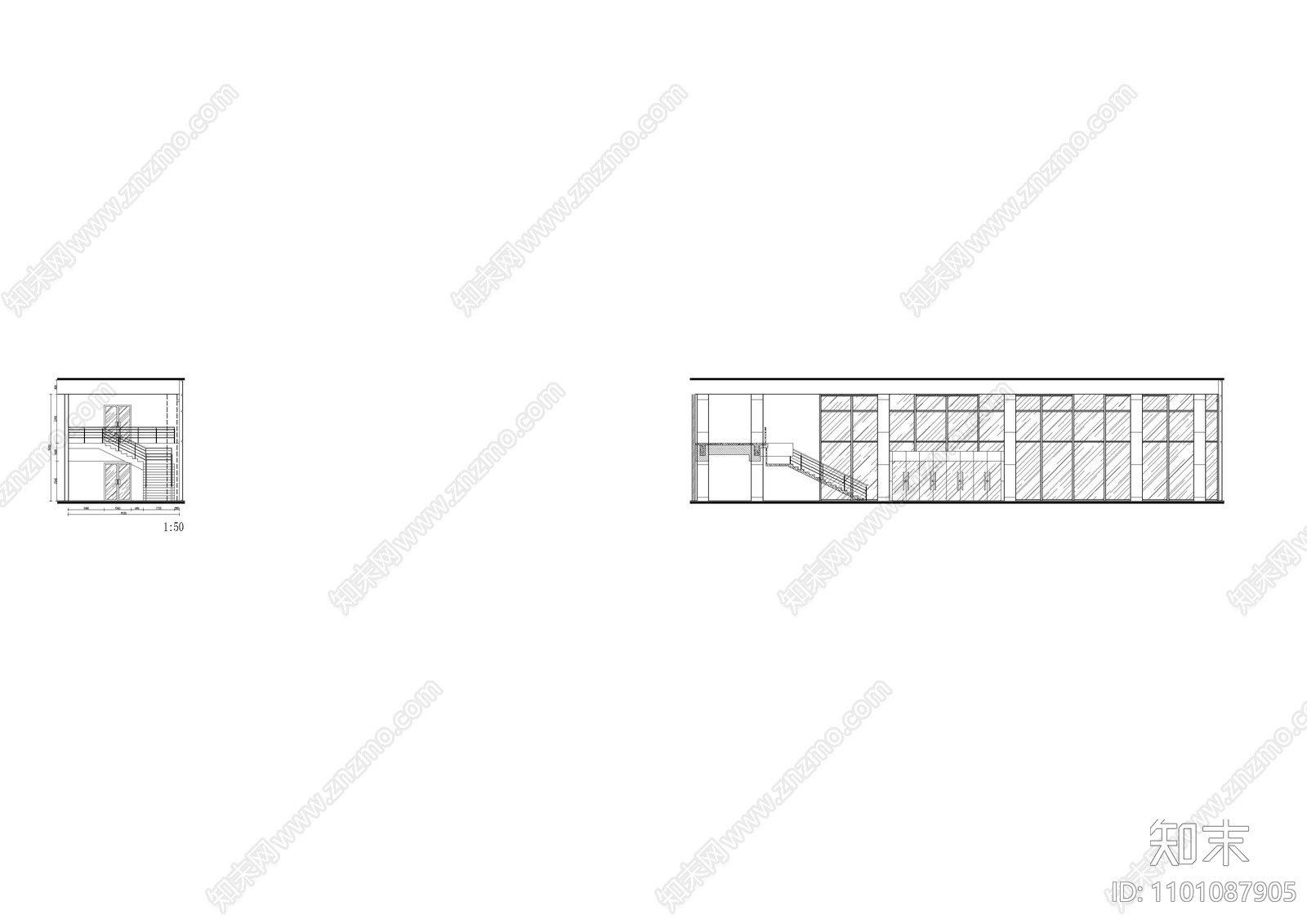 报告厅首层cad施工图下载【ID:1101087905】