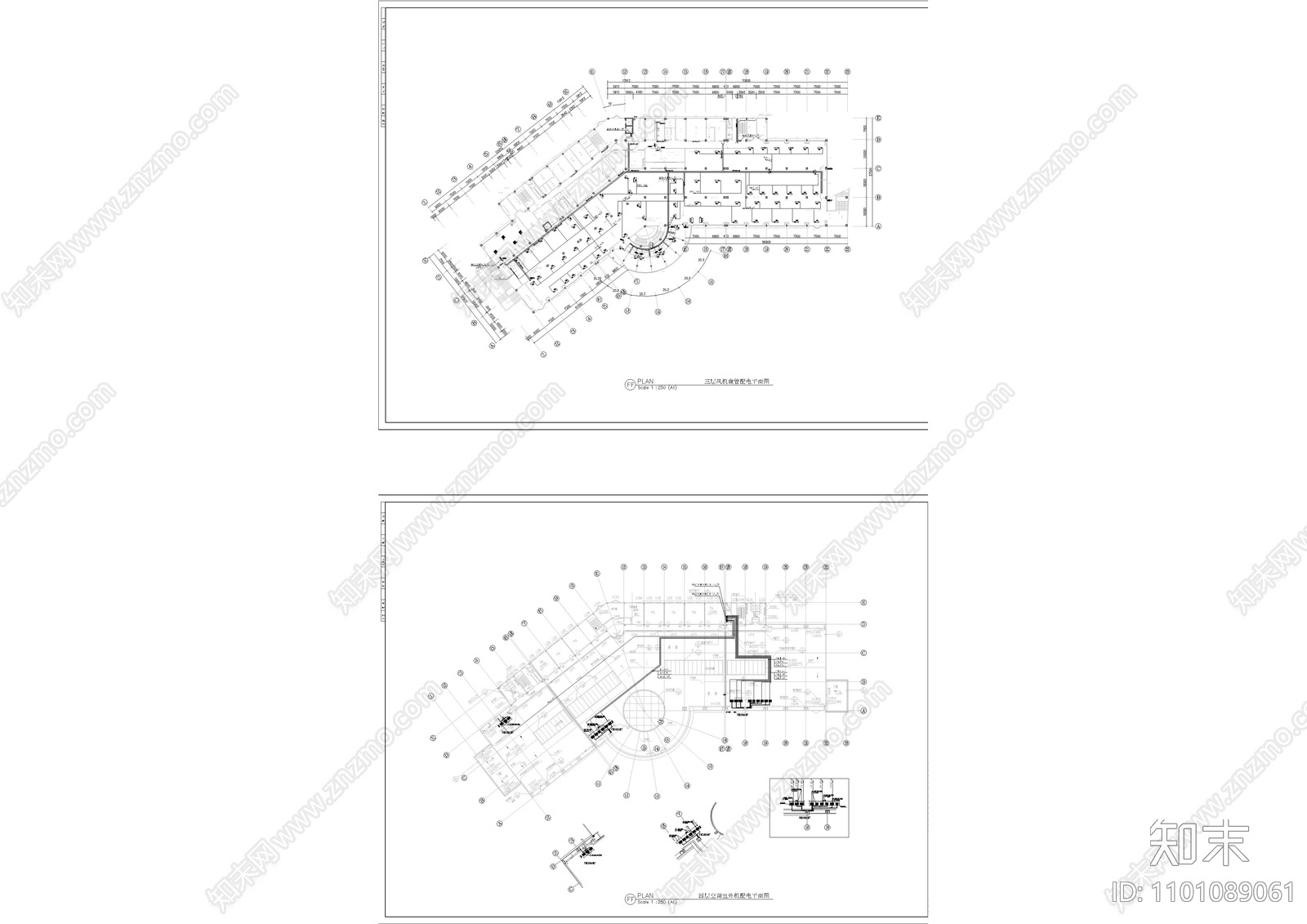 大学食堂空调配电图cad施工图下载【ID:1101089061】