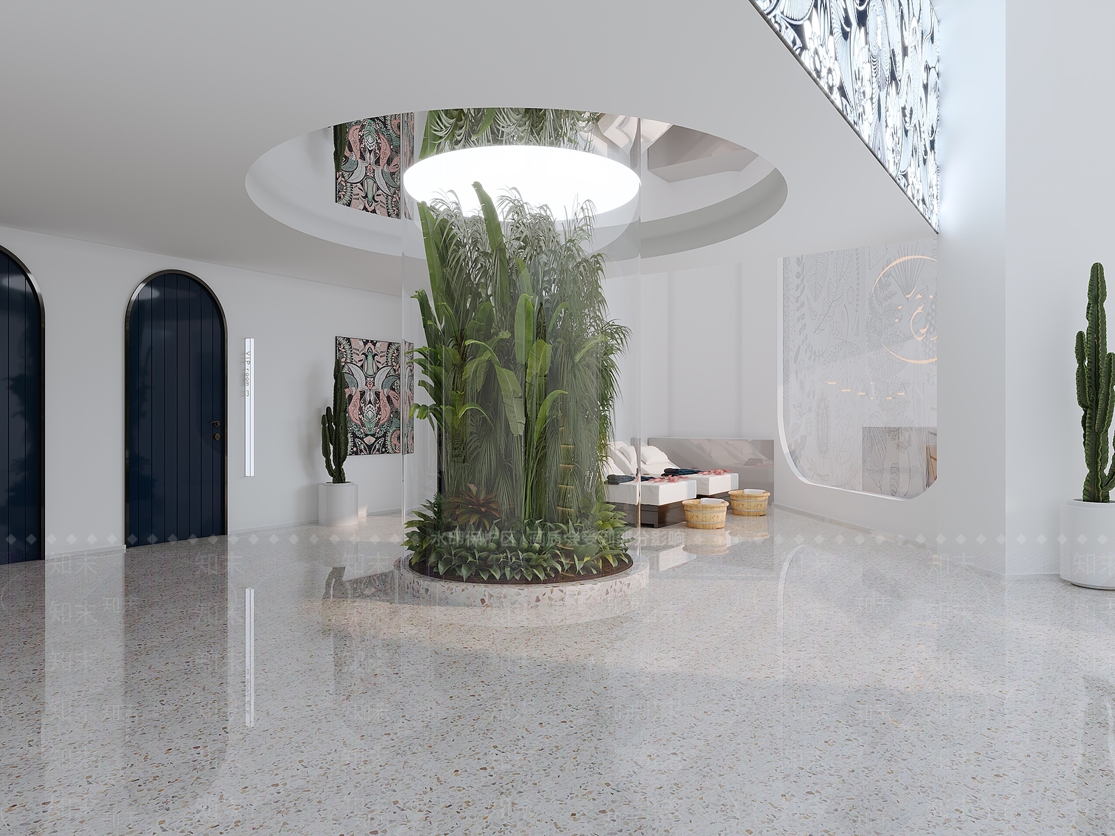 现代泰式足浴会所3D模型下载【ID:1101098067】