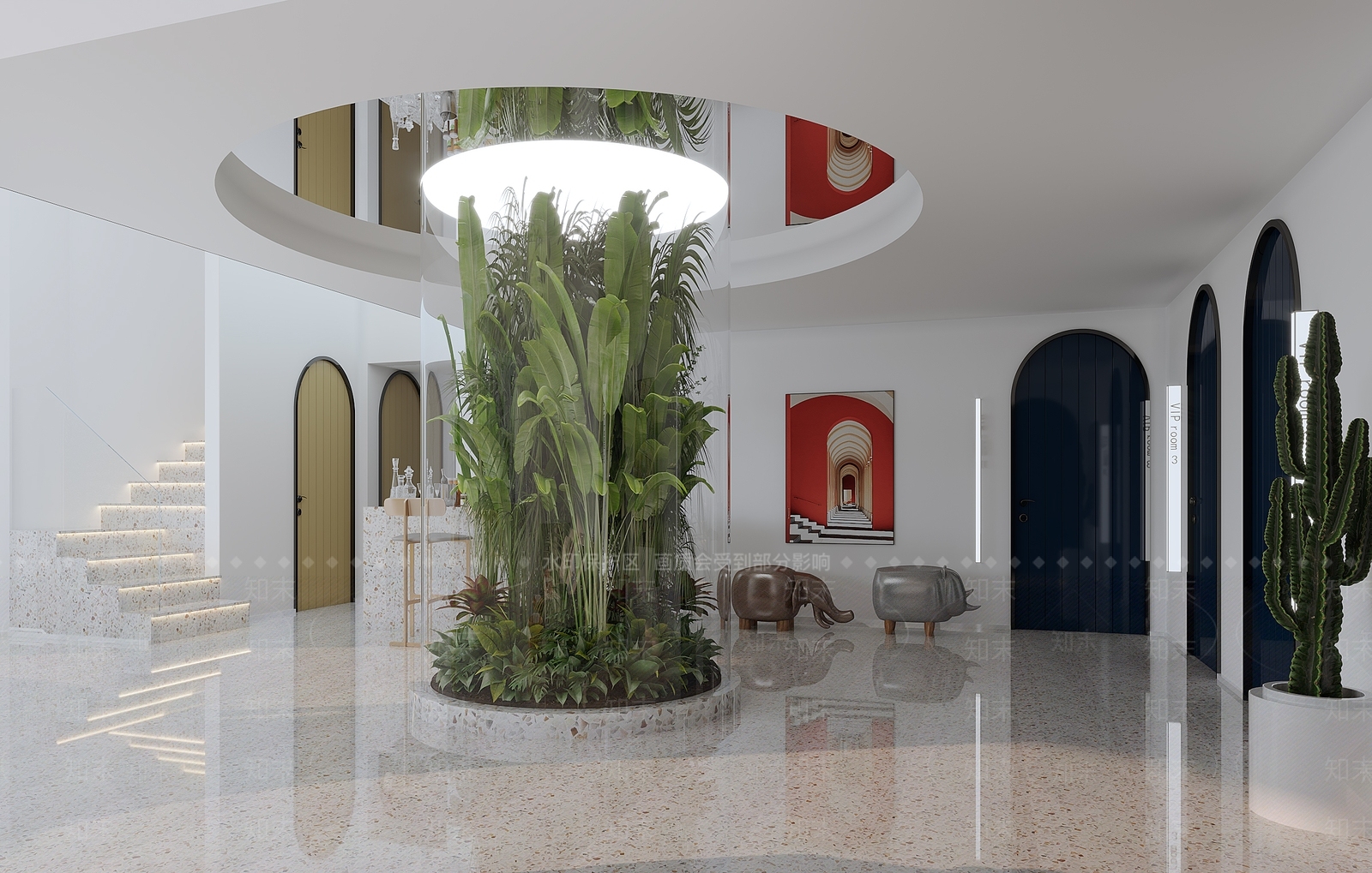现代泰式足浴会所3D模型下载【ID:1101098067】