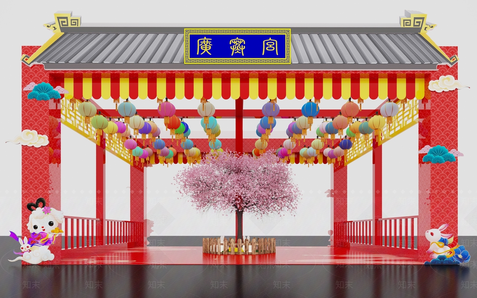 现代美陈3D模型下载【ID:1101133242】