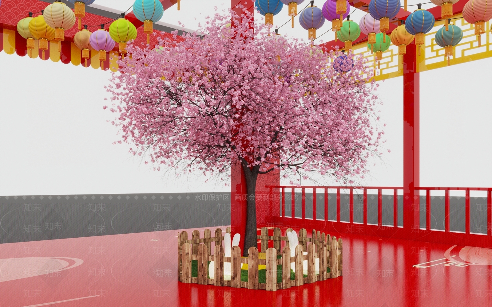现代美陈3D模型下载【ID:1101133242】