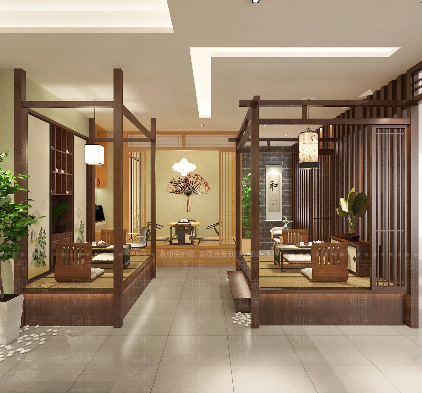 新中式茶馆3D模型下载【ID:1101142662】