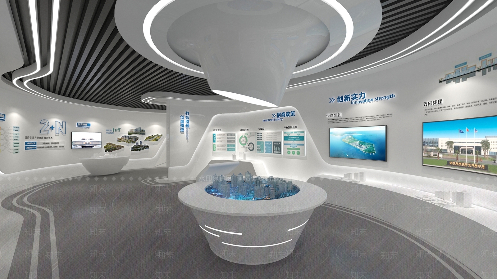 现代休息区3D模型下载【ID:1221849191】
