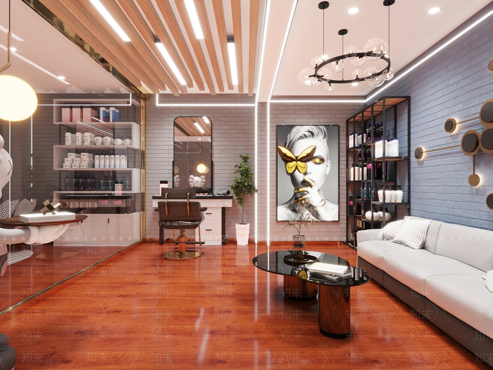 现代理发店3D模型下载【ID:1101159966】