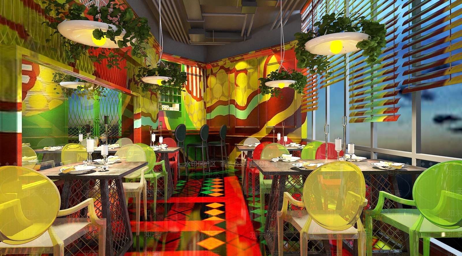 混搭火锅店3D模型下载【ID:1101163193】