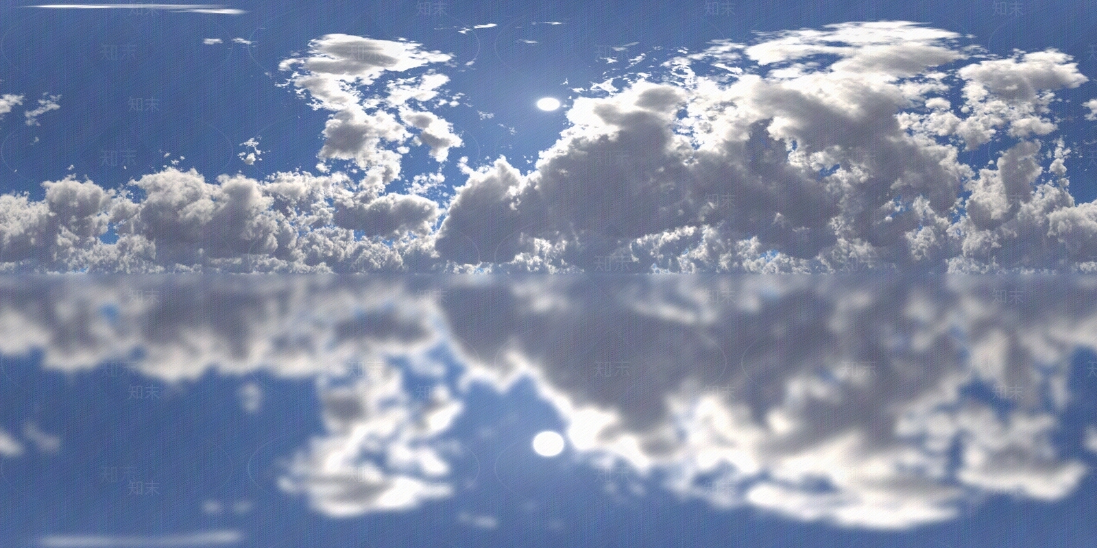 中午蓝天白云HDR贴图贴图下载【ID:1101205001】