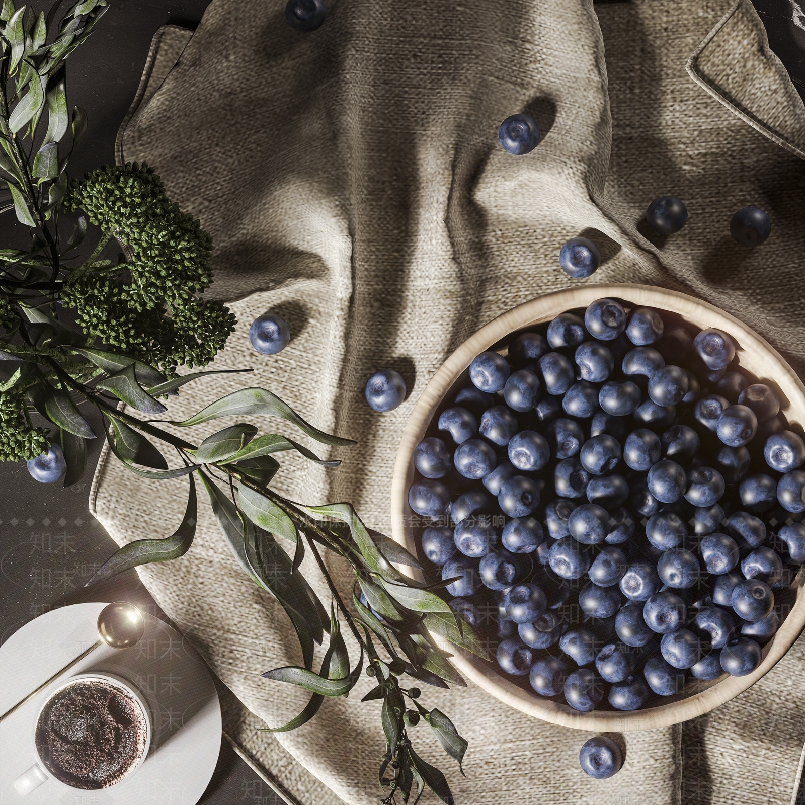 现代蓝莓3D模型下载【ID:1101218754】