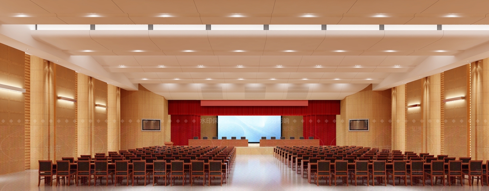 现代报告厅3D模型下载【ID:1101223058】