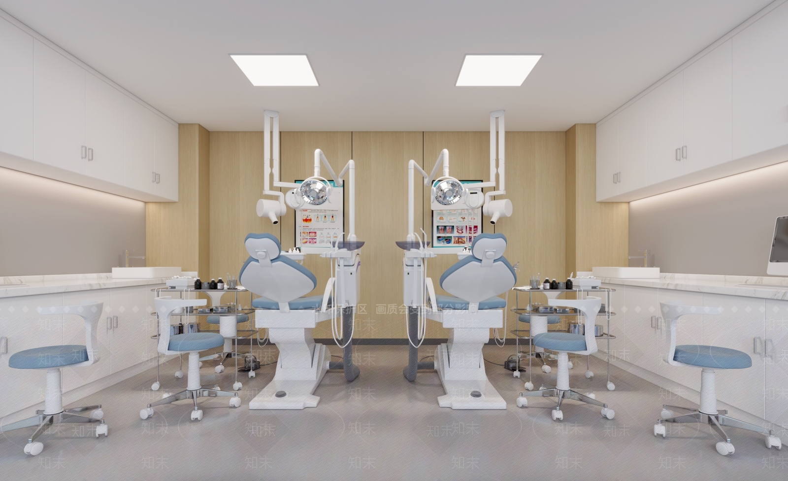 现代医院牙科诊所3D模型下载【ID:1101228356】