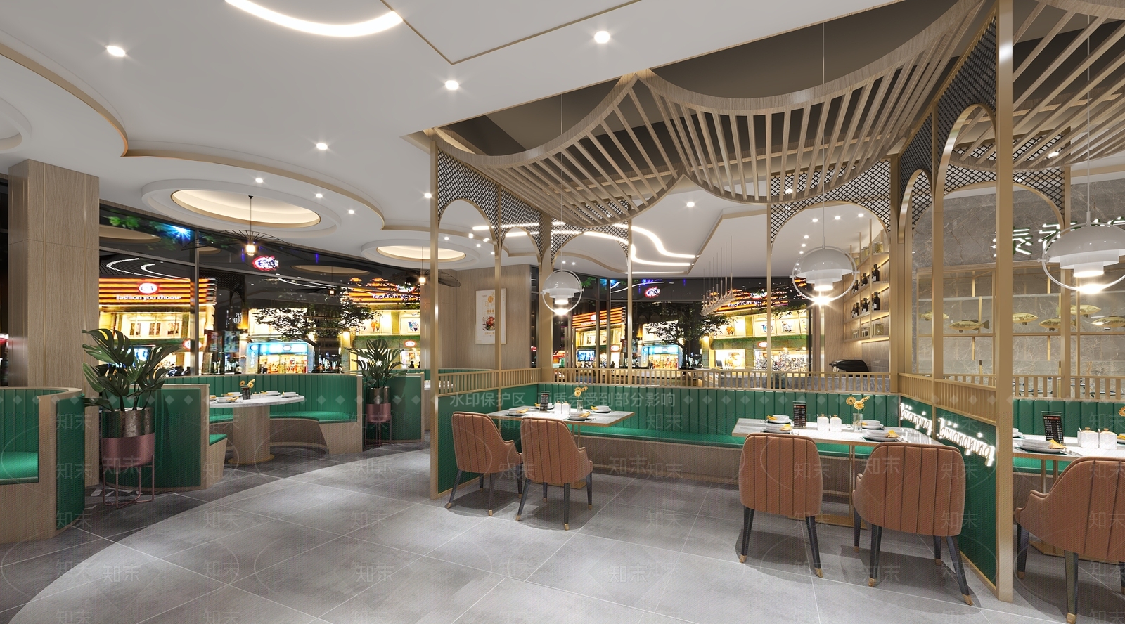 现代火锅店3D模型下载【ID:1101230966】